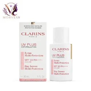 ضدآفتاب کلارنس UV Plus Anti-Pollution Rosy Glow SPF50 ۳۰ میل
